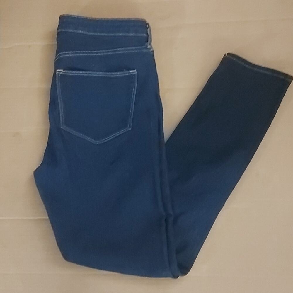 H&M Blue Skinny Ankle Jean 30 Casual Classic Preppy Minimalist Normcore Boho